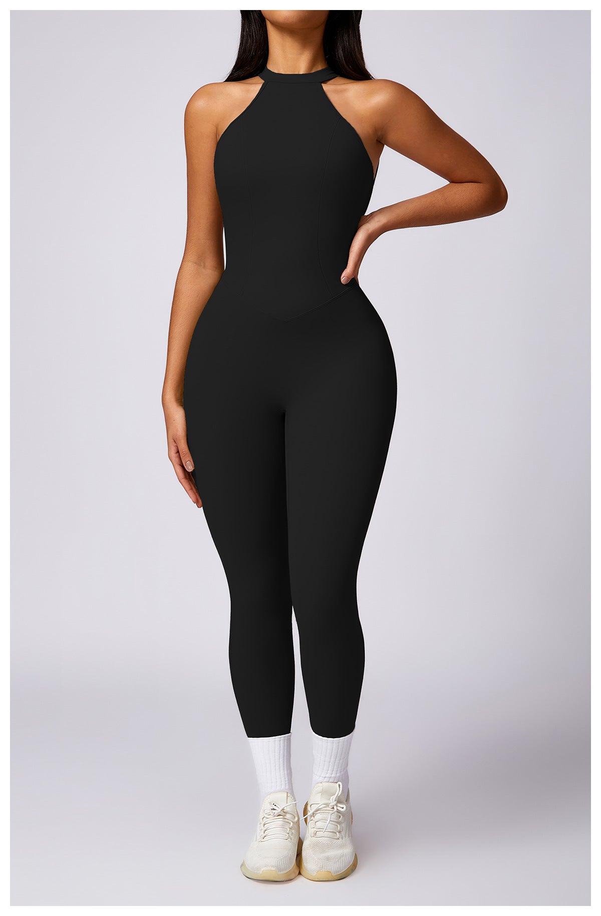 Plain Halter Jumpsuit