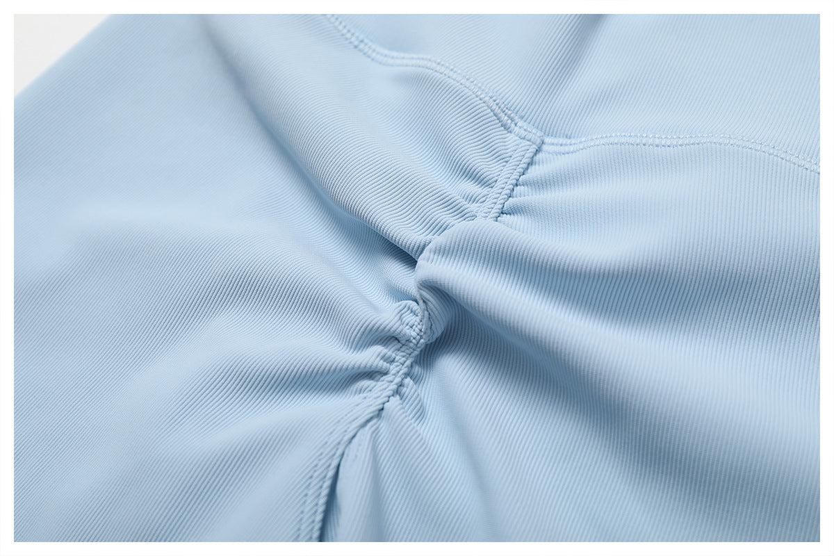 Plain Ribbed Bell Bottom Pants