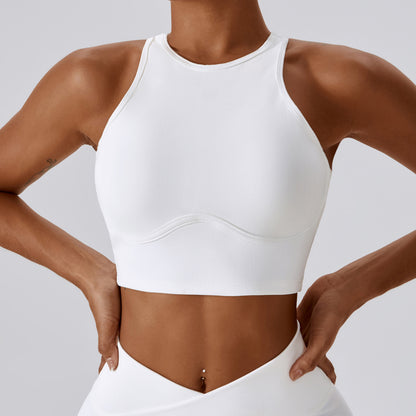 Plain Ribbed Racerback Bra