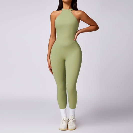 Plain Halter Jumpsuit