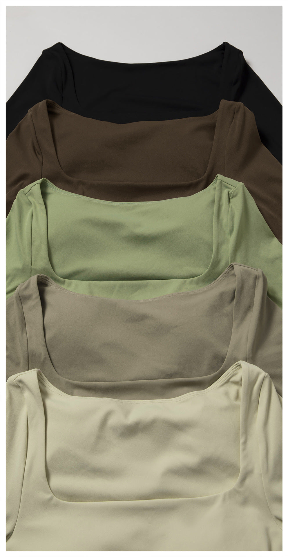 Plain High Cropped Long Sleeve Top