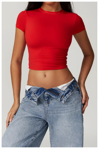 Short Sleeve Quick Dry Workout Shirt