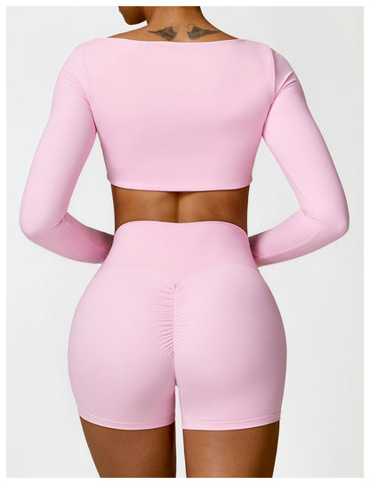 Long Sleeve Yoga Sports Top