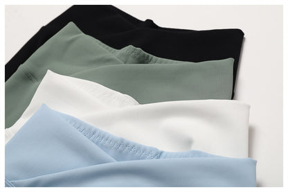 Plain Ribbed Bell Bottom Pants