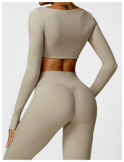Long Sleeve Yoga Sports Top