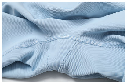 Plain Ribbed Bell Bottom Pants