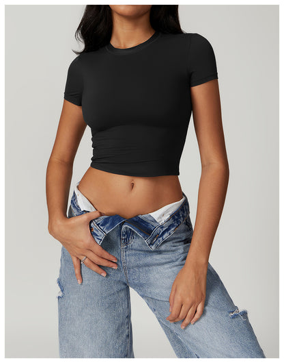 Short Sleeve Quick Dry Workout Shirt