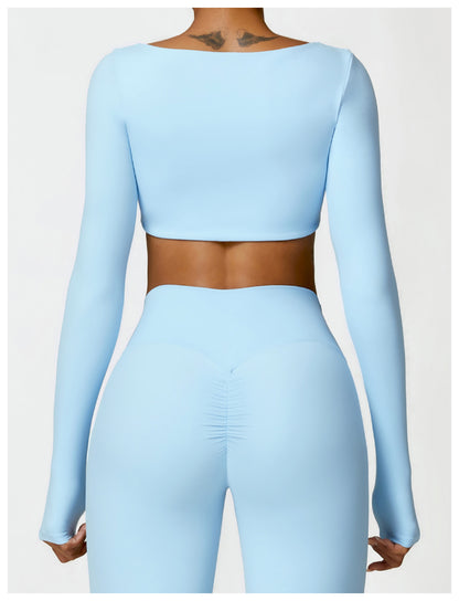 Long Sleeve Yoga Sports Top