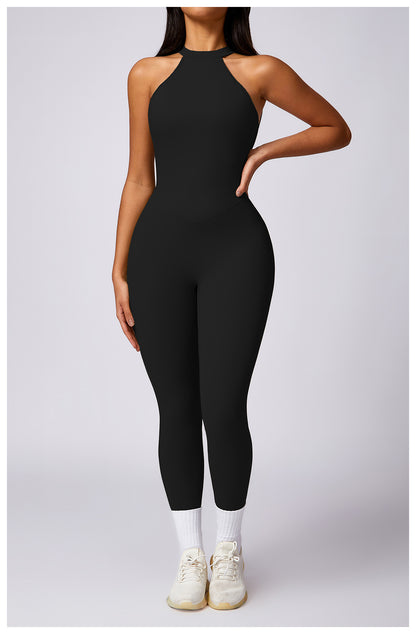 Plain Halter Jumpsuit