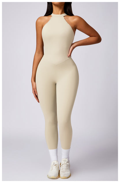 Plain Halter Jumpsuit
