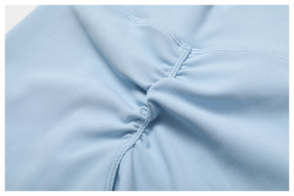 Plain Ribbed Bell Bottom Pants